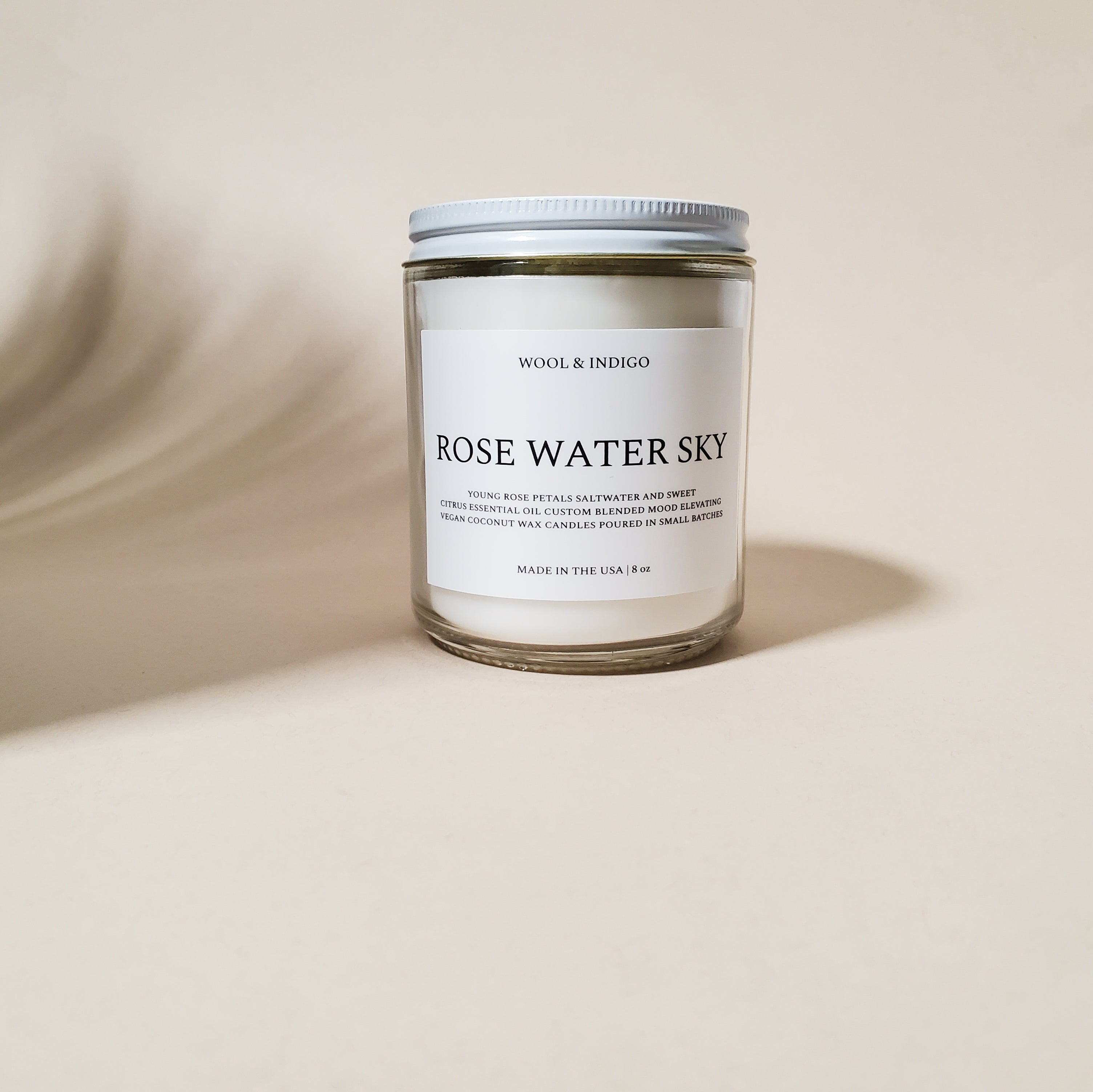 Rose Water Sky Candle