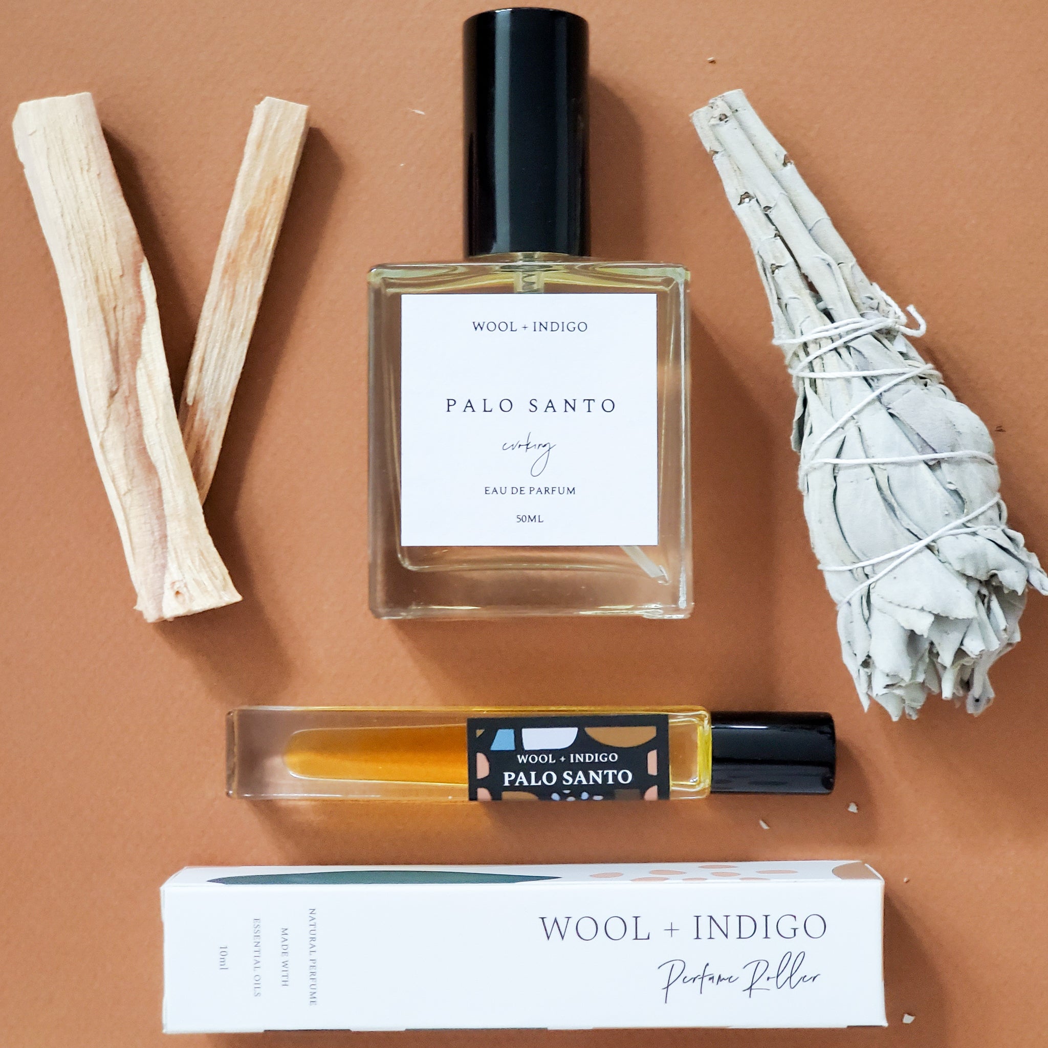 Natural Perfume Roller Oils  Vegan Essential Oil Roller– Wool & Indigo –  Wool & Indigo