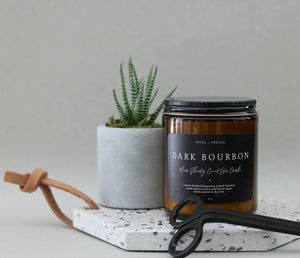 Dark Bourbon Candle