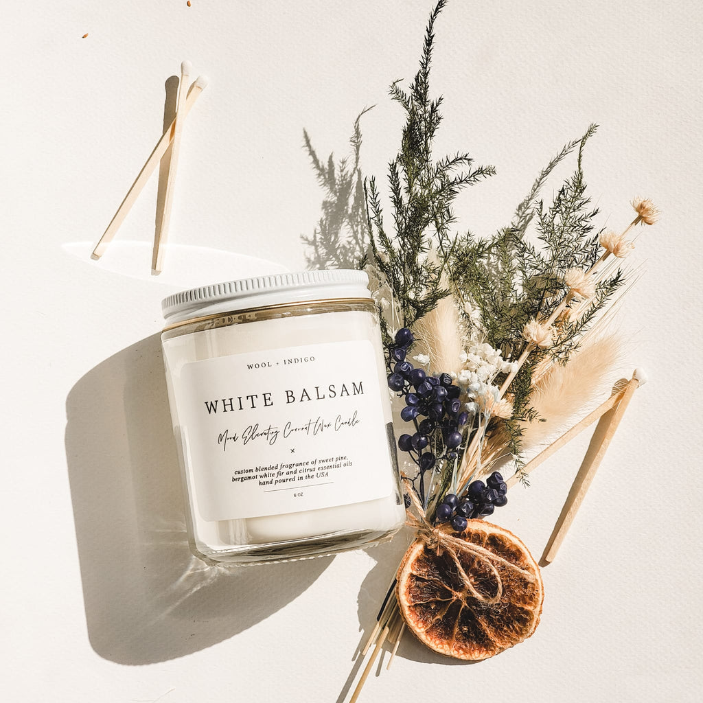 White Balsam Candle