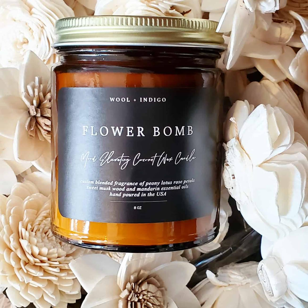 Flower Bomb Candle
